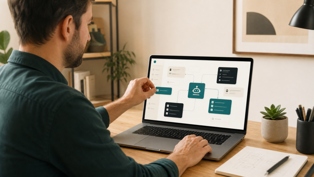Featured image for How to Build Your First AI Agent Without Writing Code